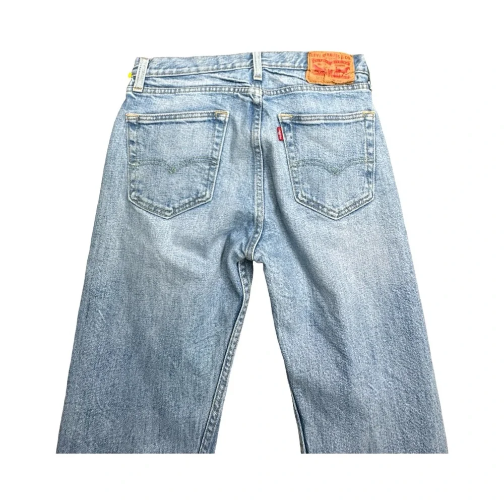 Levis Jeans Mens W29 L32 Blue 511 Slim Fit Light Wash Denim WaterLess Button Fly